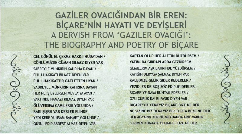 GAZİLER OVACIĞINDAN BİR EREN: BİÇARE’NİN HAYATI VE DEYİŞLERİ